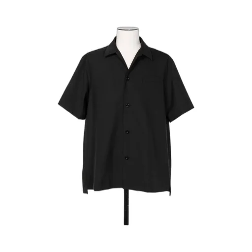 Short-Sleeved Wool Shirt