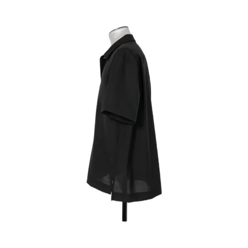 Short-Sleeved Wool Shirt