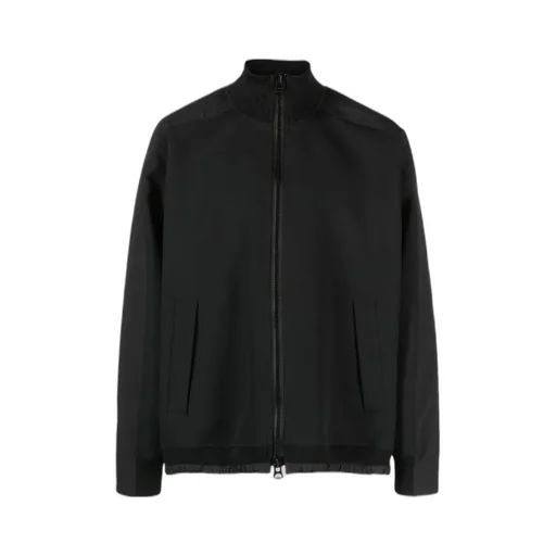High-Neck Zip-Up Jacket