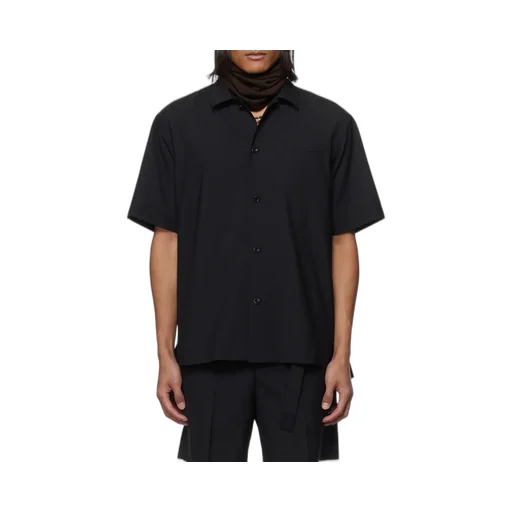 Short-Sleeved Wool Shirt