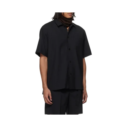 Short-Sleeved Wool Shirt
