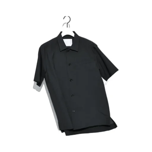 Short-Sleeved Wool Shirt