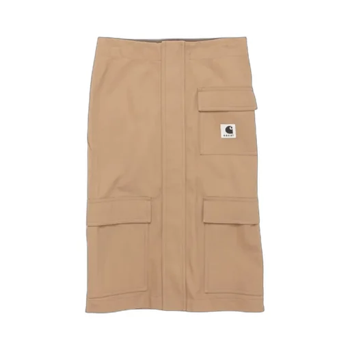 X Carhartt Wip Pocket Detailed Logo Patch Skirt
