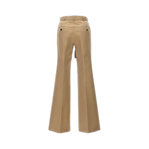 Flared Belted Trousers