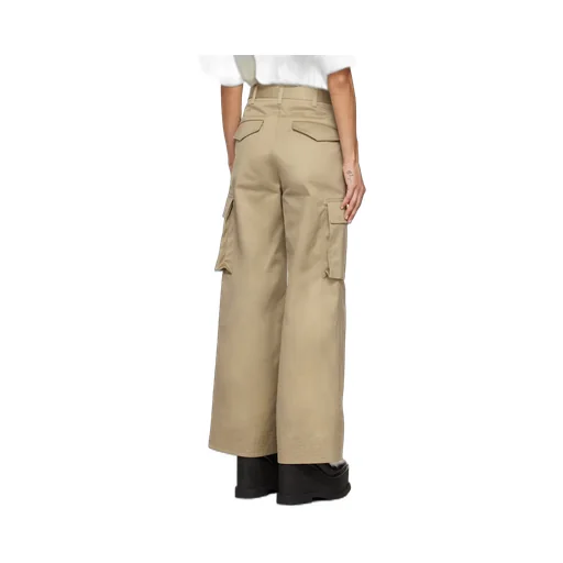 Wide Leg Belted Trousers