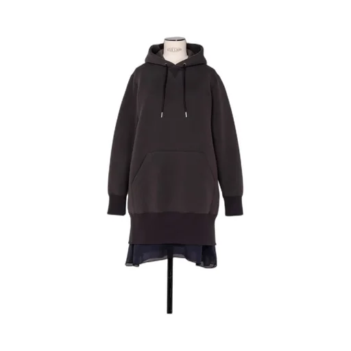 Drawstring Layered Hoodie