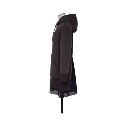 Drawstring Layered Hoodie