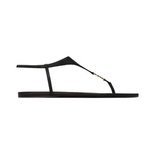 Cassandra Logo Plaque Sandals