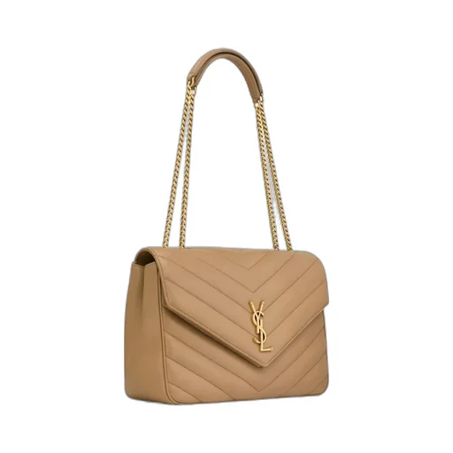 Loulou Foldover Top Large Shoulder Bag