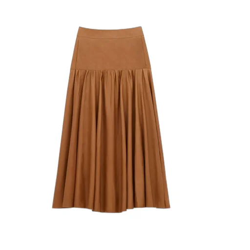 Long Ruffled Skirt
