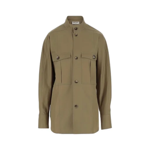 Saharienne Buttoned Long-Sleeved Shirt