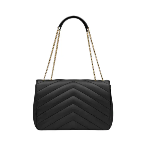 Loulou Foldover Top Large Shoulder Bag