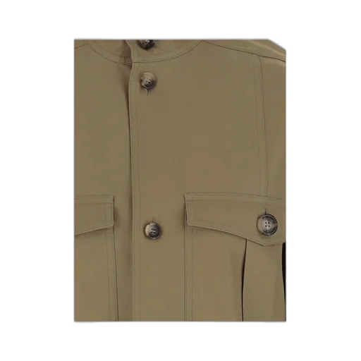 Saharienne Buttoned Long-Sleeved Shirt