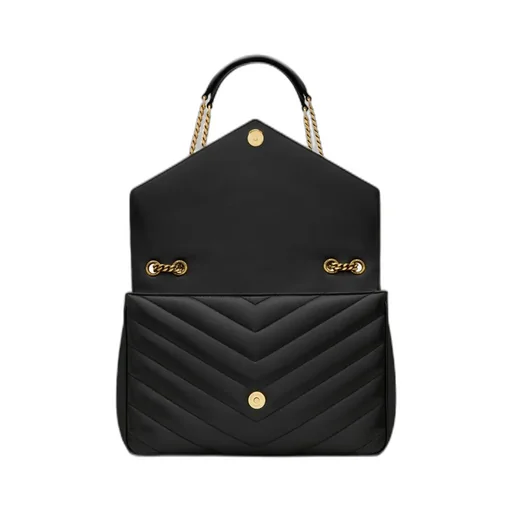 Loulou Foldover Top Large Shoulder Bag