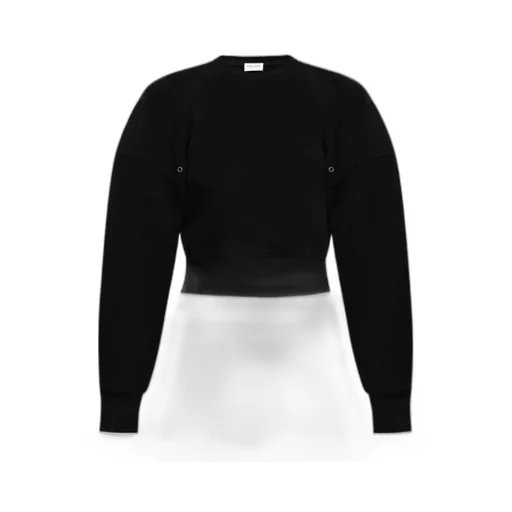 Balloon-Sleeved Sweatshirt