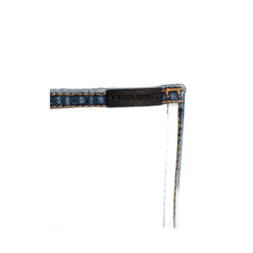 Logo Patch Straight Leg Jeans