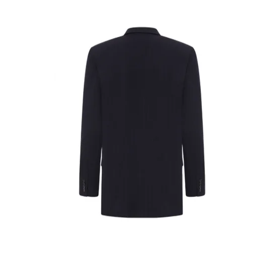 Double-Breasted Striped Blazer