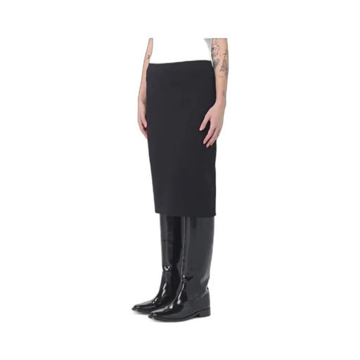 Mid-Rise Knitted Midi Skirt