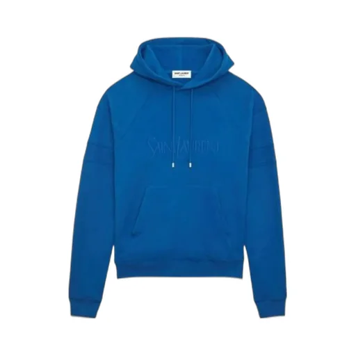 Logo Embroidered Drawstring Hoodie