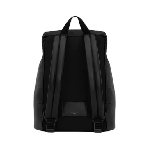 Buckle Detailed Zip-Up Backpack