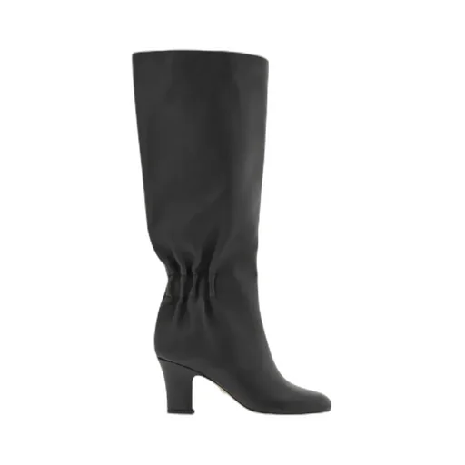 Knee Boot With Ruched Detail