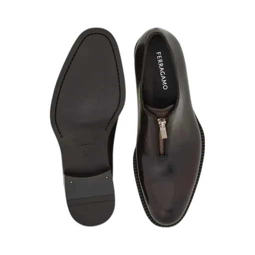 Derby Shoe With Zip Detail