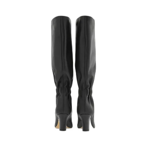 Knee Boot With Ruched Detail