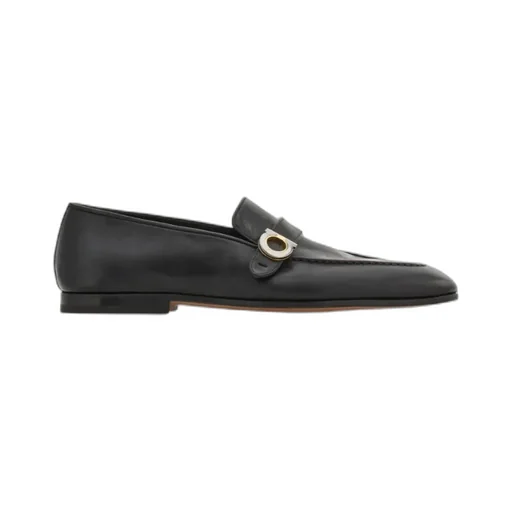 Logo Plaque Slip-On Loafers