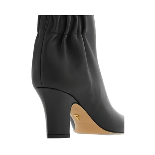 Knee Boot With Ruched Detail