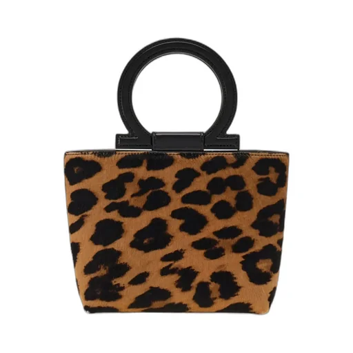 Leopard Printed Mini Tote Bag