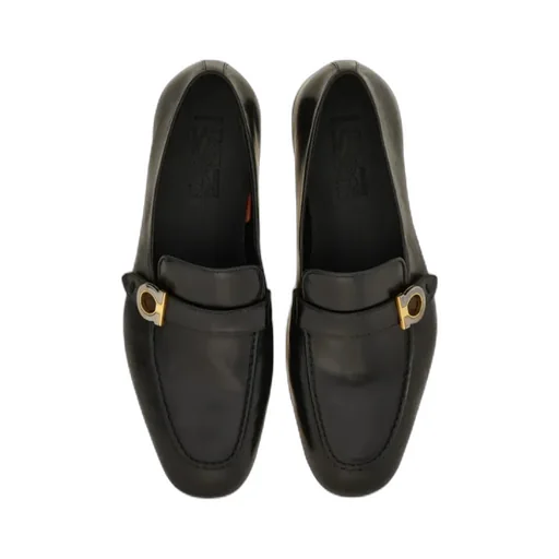 Logo Plaque Slip-On Loafers