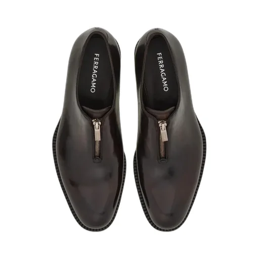 Derby Shoe With Zip Detail