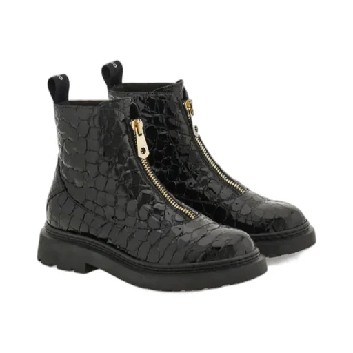 Zippered Ankle Boots