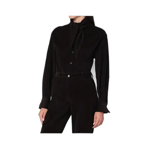 Ribbed Velvet Shirt