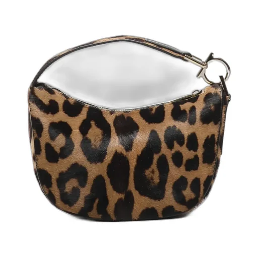 North-South Gancini-Embellished Shoulder Bag