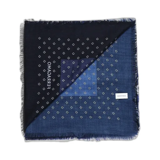 Geometric-Print Scarf