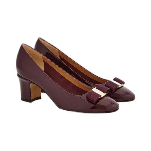 Vara Bow Block Heel Pump