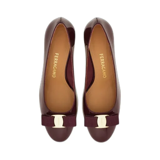 Vara Bow Block Heel Pump
