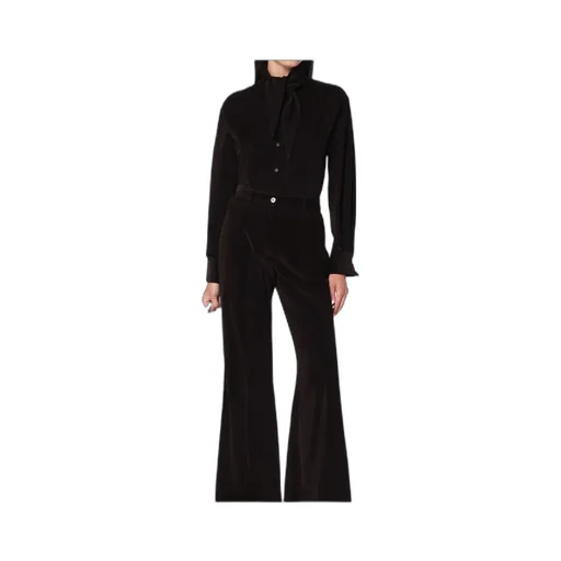 Ribbed Velvet Shirt