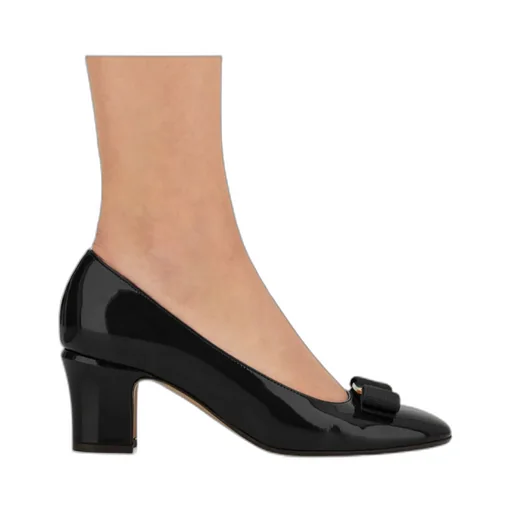 Vara Bow Block Heel Pump