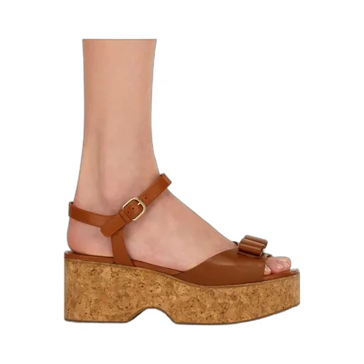 Iconic Bow Wedge Sandal