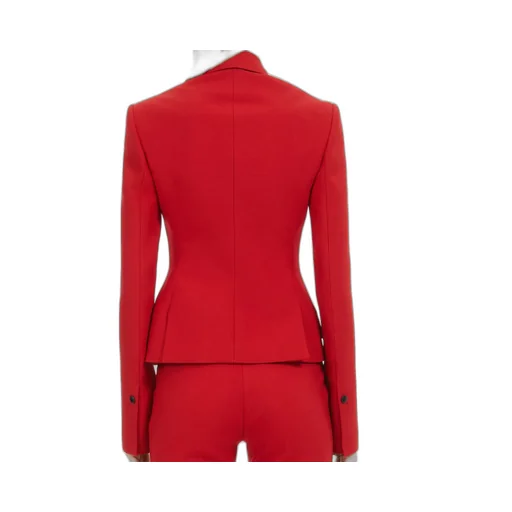 Lapel Button-Down Suit Coat