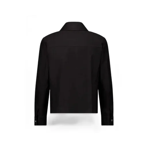 Logo Plaque Zipped Jacket