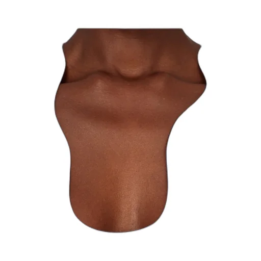 Top With Rippled Neckline