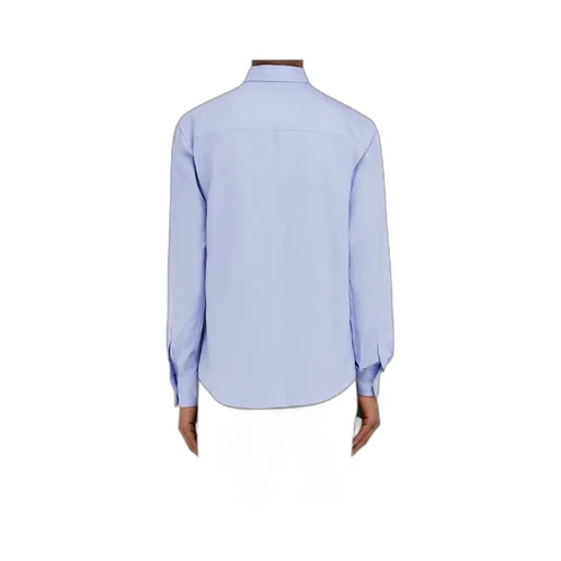 Shirt With Tonal Embroidered F