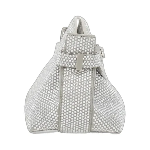 Crystal Decorated Mini Hug Shoulder Bag