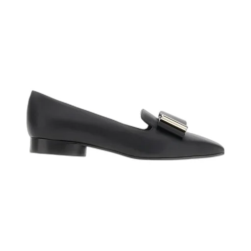 Bow-Detailed Slip-On Loafers
