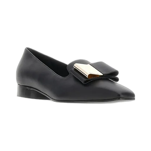 Bow-Detailed Slip-On Loafers