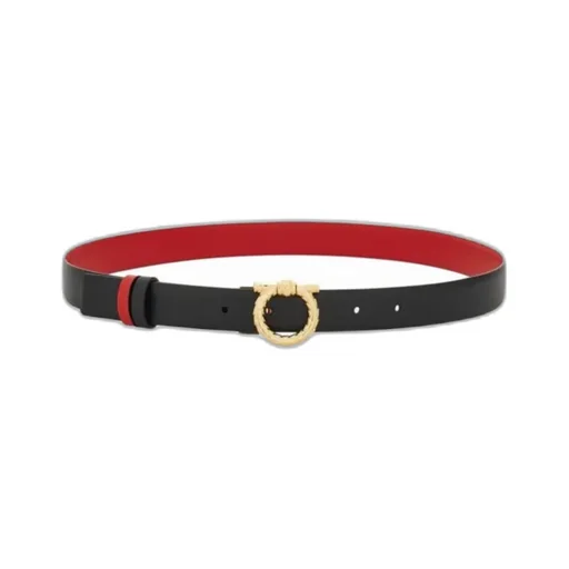 Adjustable And Reversible Gancini Belt