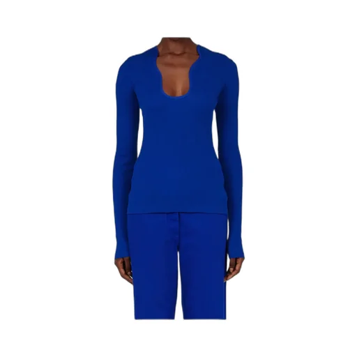 Top With Rippled Neckline